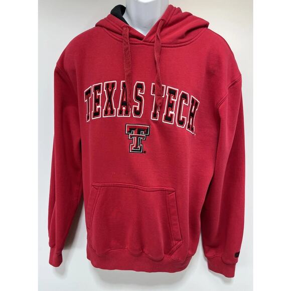 Men's Colosseum Texas Tech Red Raiders Red Pullover Hoodie Size Large - Picture 1 of 6